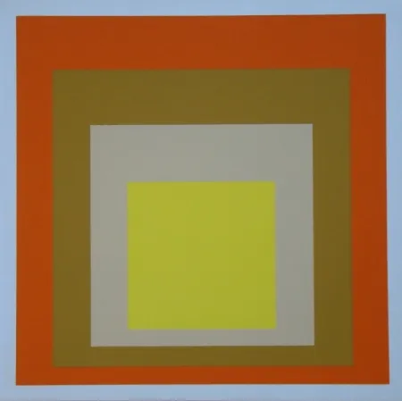 Screenprint Albers - Homage to the Square - Yes Sir, 1955