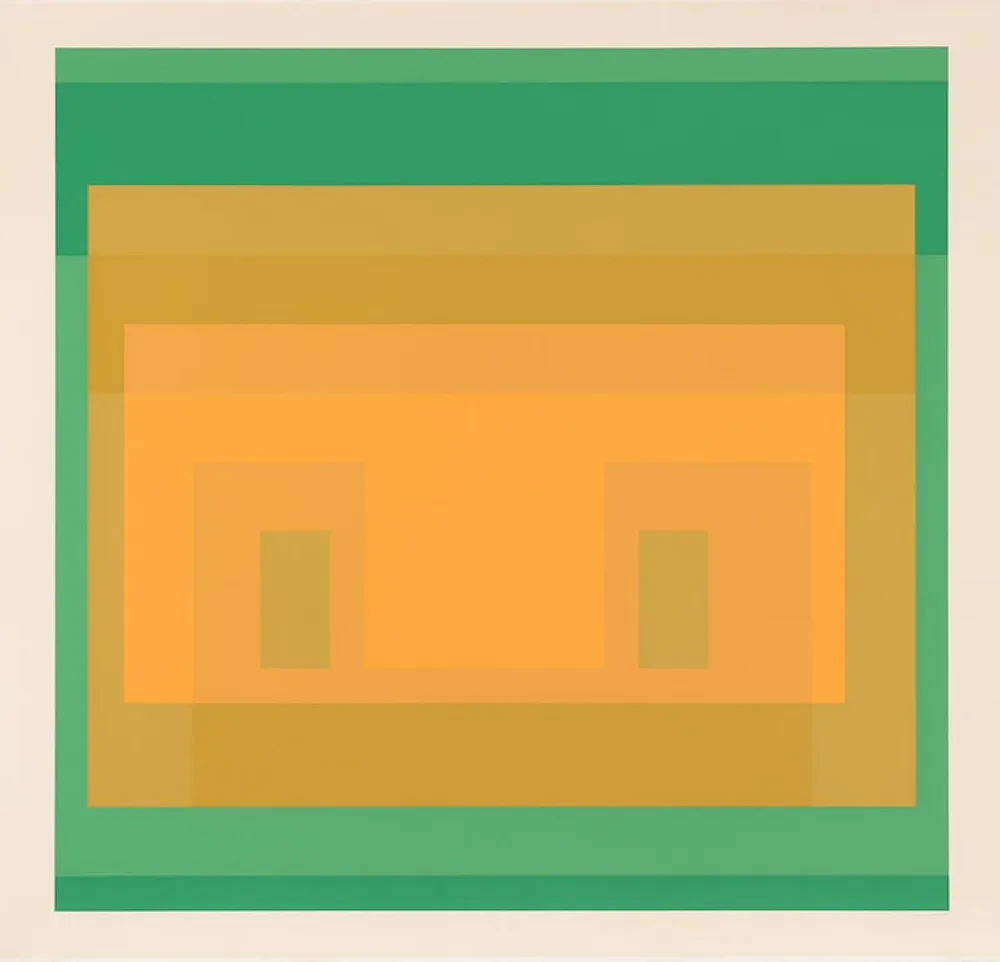 Screenprint Albers - I-S Va 6, from Six Variants