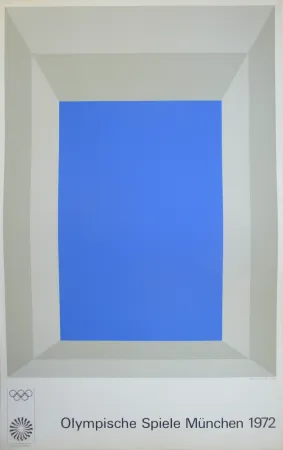 Screenprint Albers - OL 1972 - original colour silkscreen