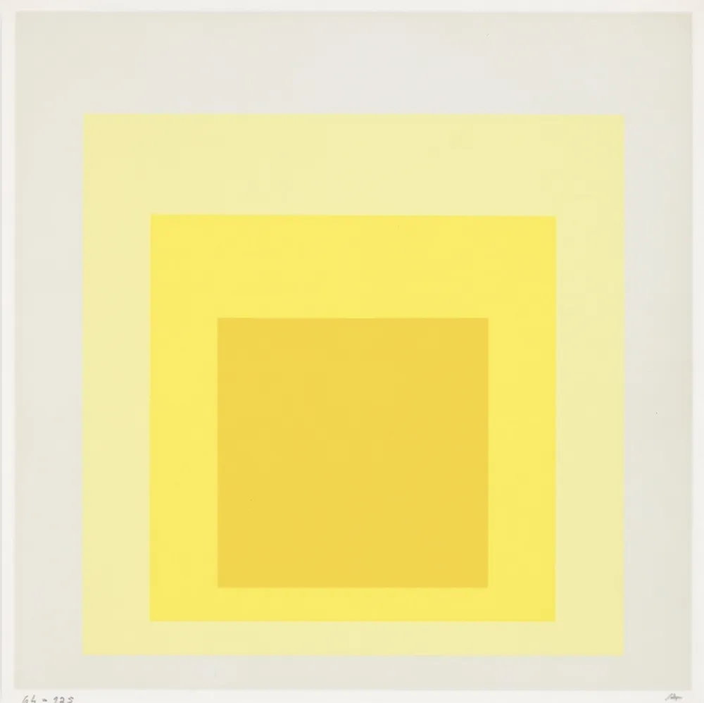 Screenprint Albers - Orange