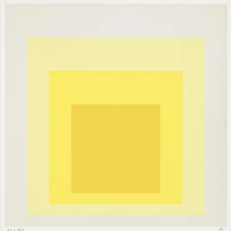 Screenprint Albers - Orange