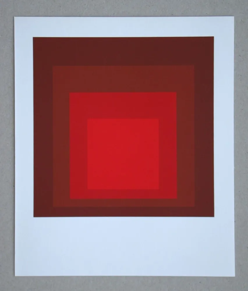 Screenprint Albers - R-I d-5