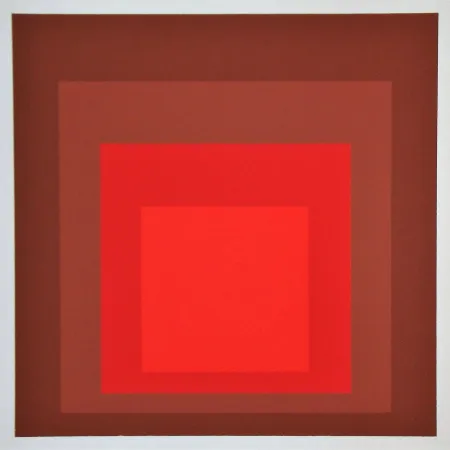 Screenprint Albers - R-I d-5, 1969