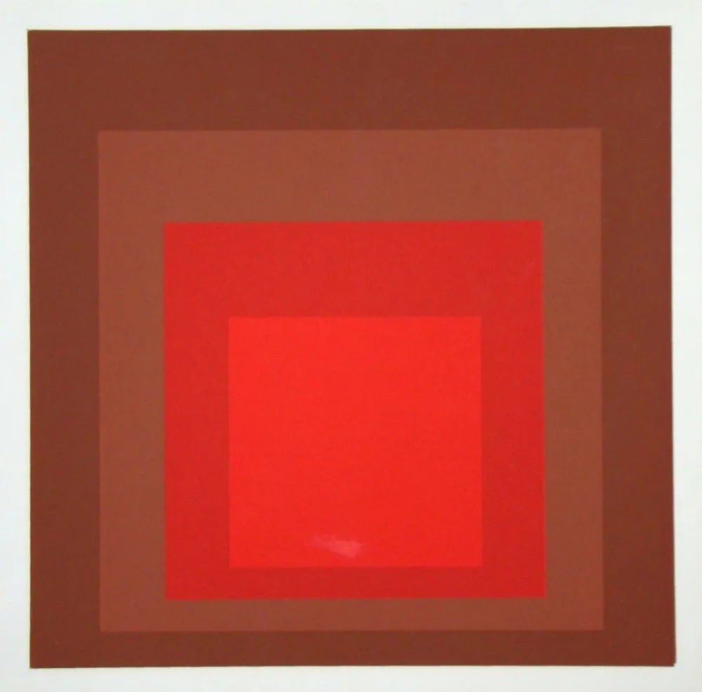 Screenprint Albers - R-III a-4, 1968