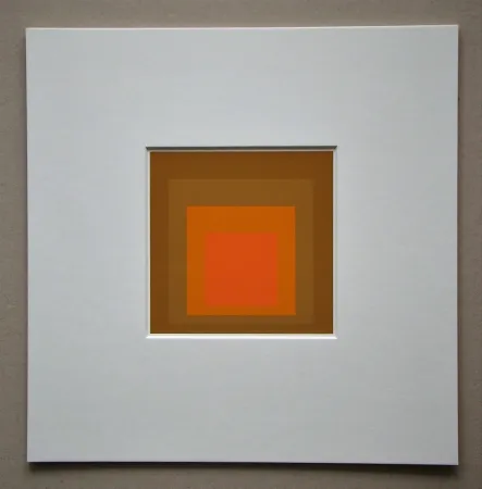Screenprint Albers - Salute
