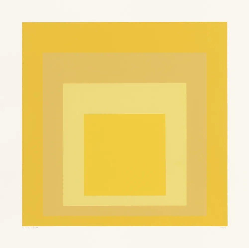 Screenprint Albers - SP X