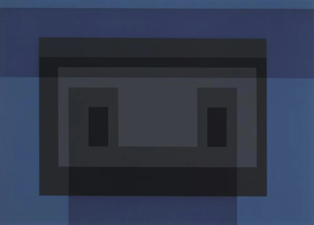 Screenprint Albers - Variant VII, from 10 variants