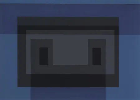 Screenprint Albers - Variant VII, from 10 variants