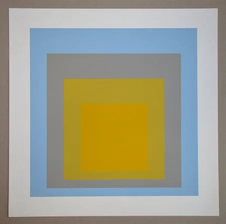 Screenprint Albers - Wide Light, 1962