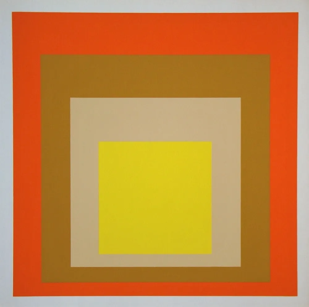 Screenprint Albers - Yes Sir, 1955