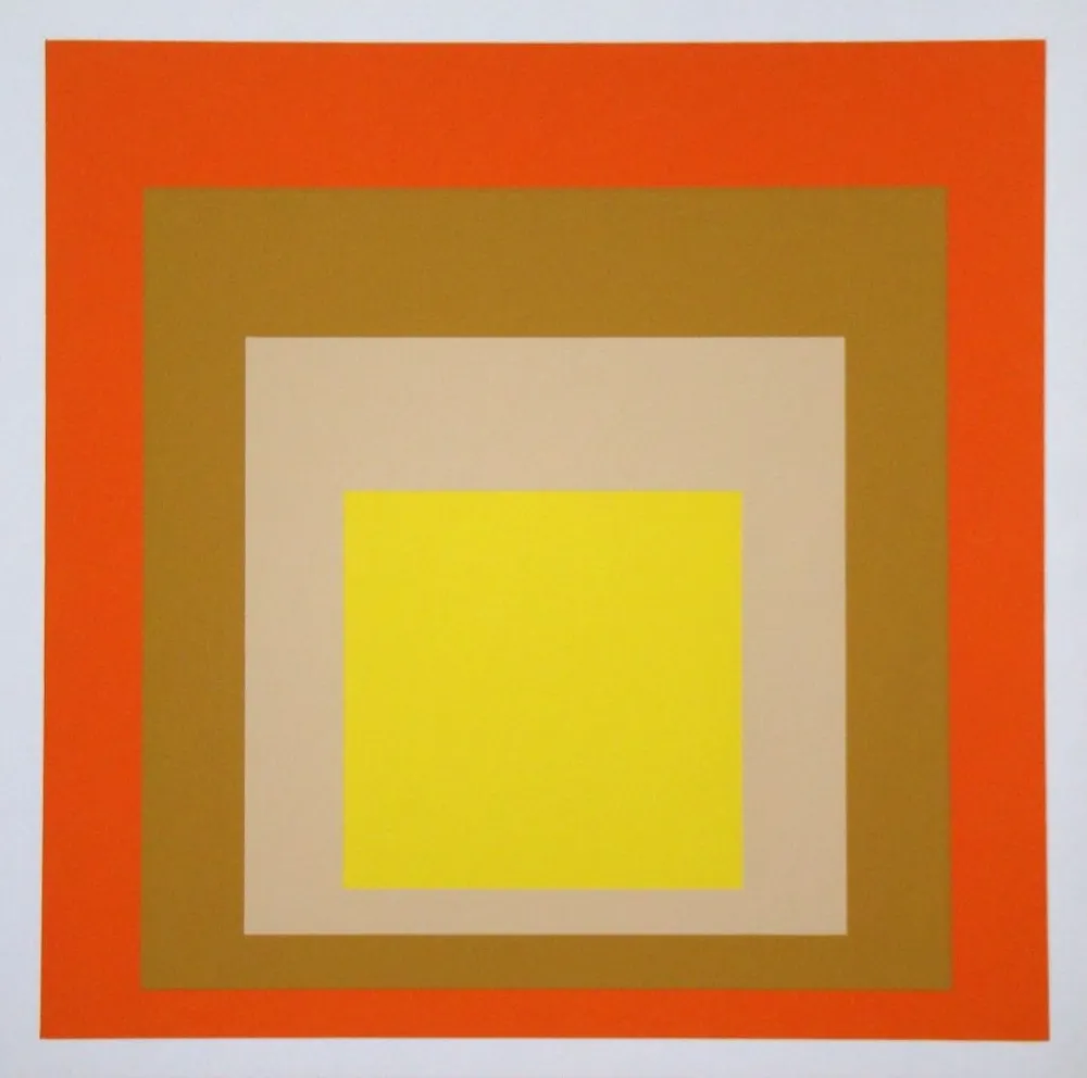 Screenprint Albers - Yes Sir, 1955