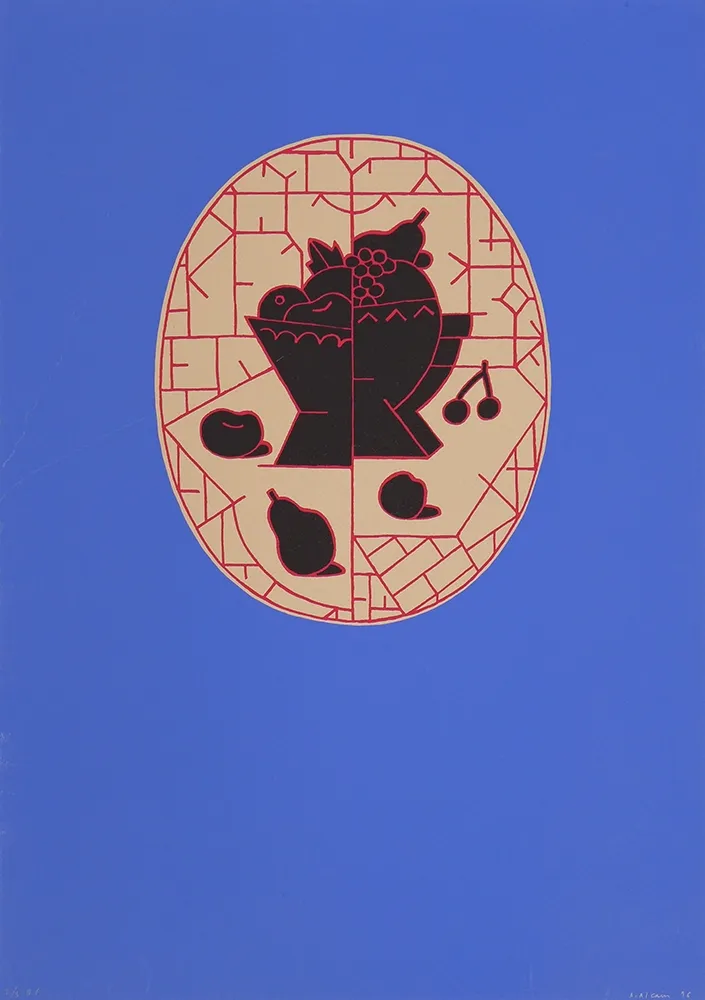 Screenprint Alcain - Bodegón