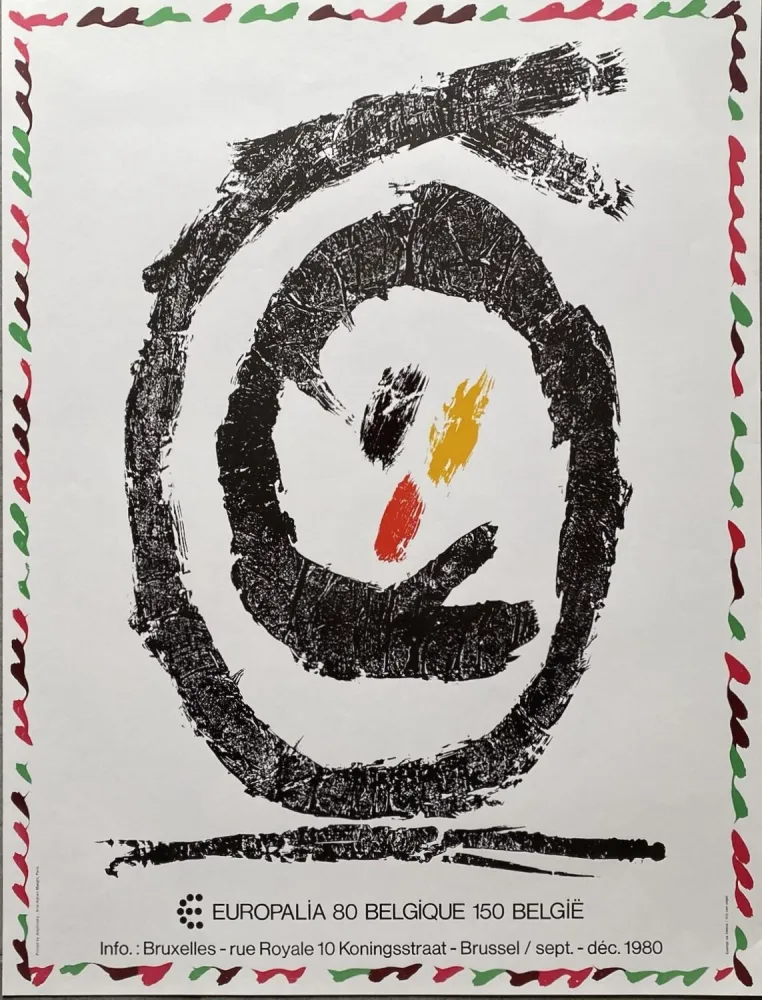 Poster Alechinsky - 150th anniversary of Belgian independence