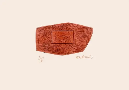 Etching Alechinsky - 3 petites plaques 