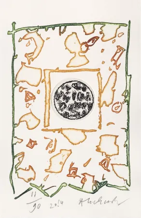 Lithograph Alechinsky - A l'heure qu'il est