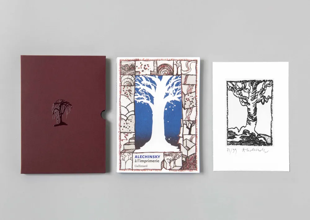 Etching Alechinsky - A l'imprimerie 