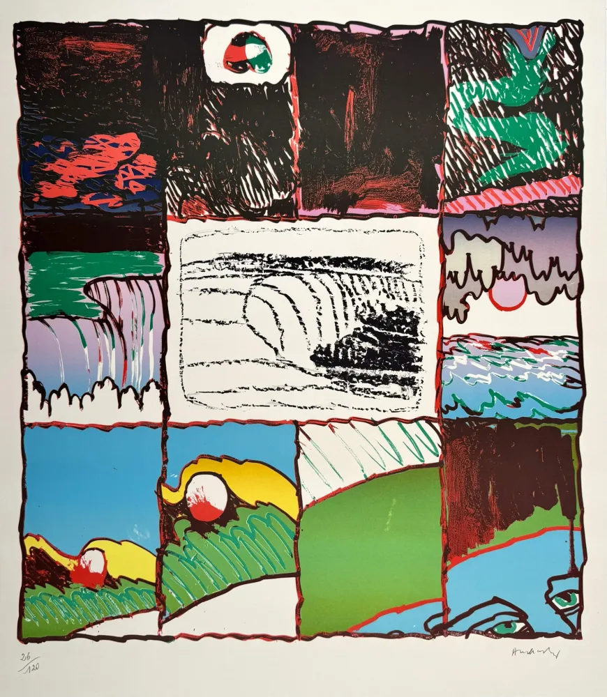 Lithograph Alechinsky - À l'imprimerie 