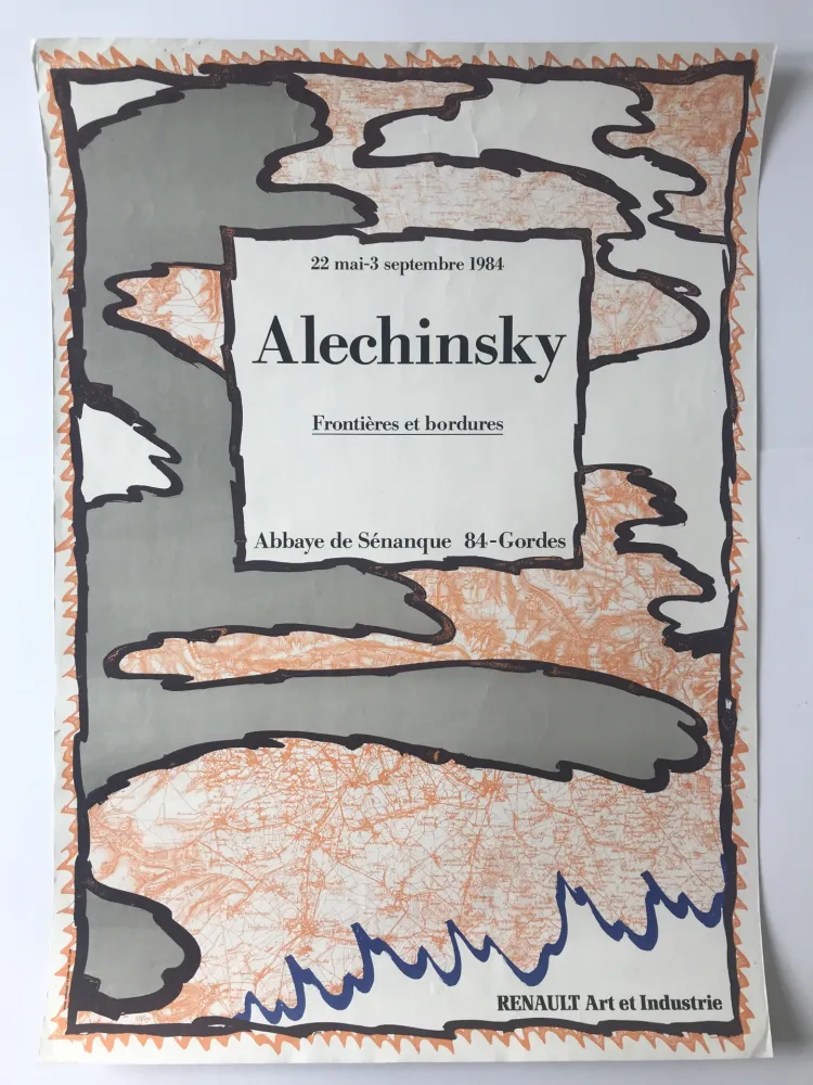 Poster Alechinsky - Abbaye de Sénanque