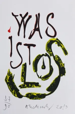 Lithograph Alechinsky - Abstracts et brèves chroniques du temps