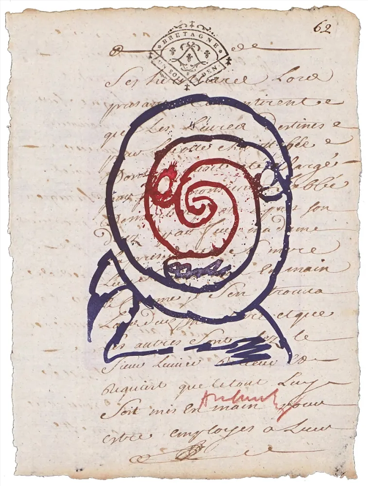 Engraving Alechinsky - Adjudicateur