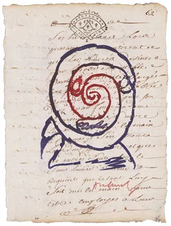 Engraving Alechinsky - Adjudicateur