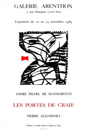Poster Alechinsky - Affiche LES PORTES DE CRAIE Arenthon