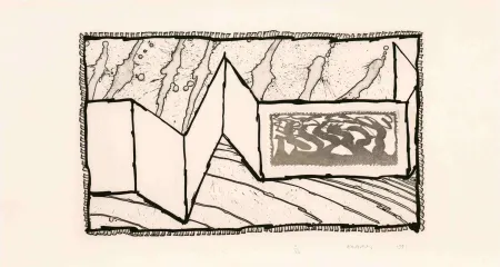 Engraving Alechinsky - Allusion aux excitants III 