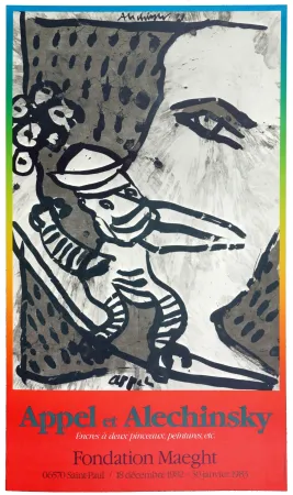 Poster Alechinsky - Appel & Alechinsky 1982