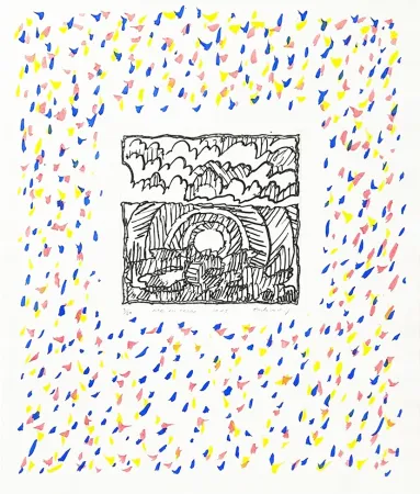 Etching Alechinsky - Arc en terre