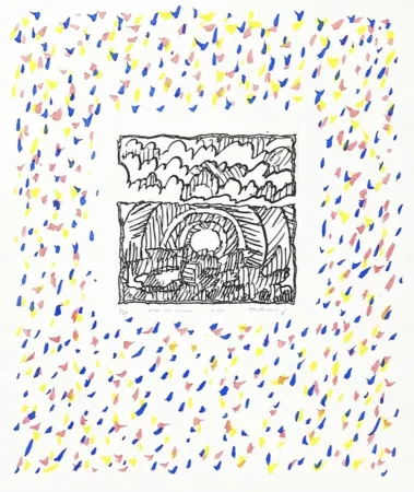 Etching Alechinsky - Arc en terre