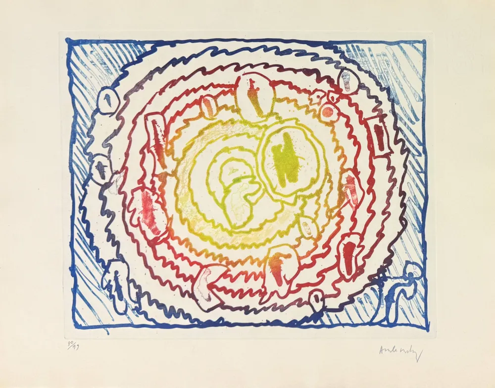 Engraving Alechinsky - Astres et désastres