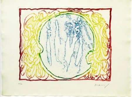 Engraving Alechinsky - Astres et désastres