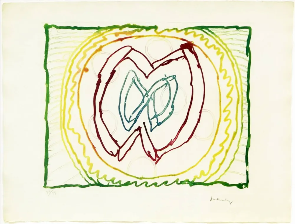 Engraving Alechinsky - Astres et désastres