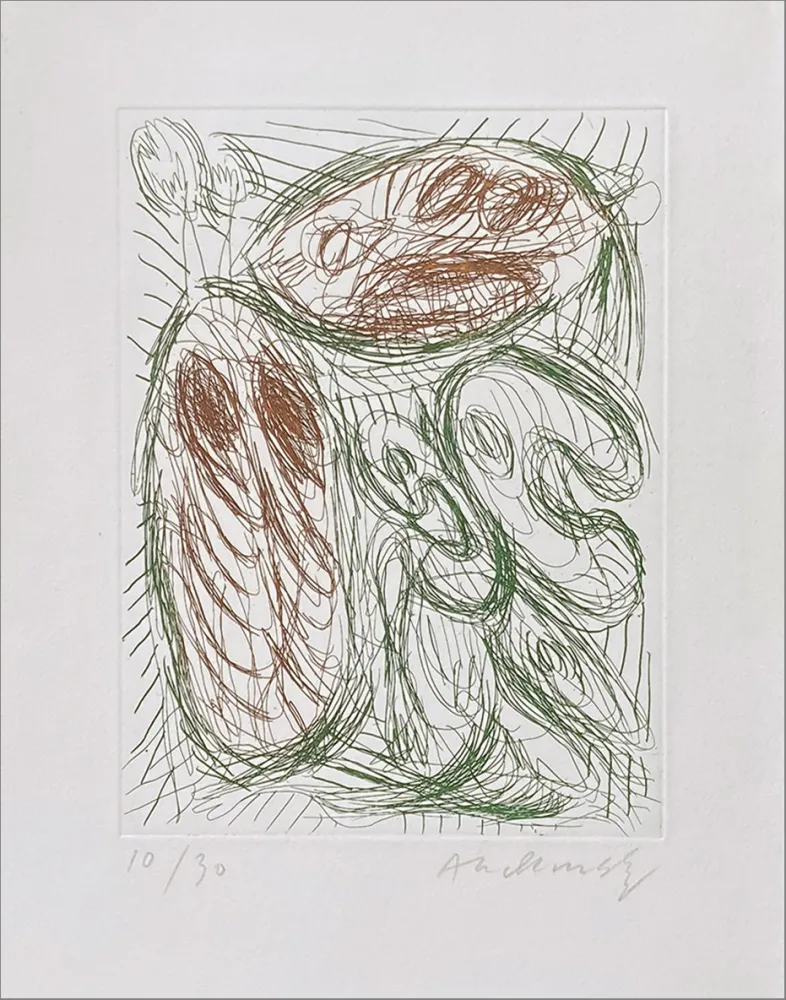 Engraving Alechinsky - Attrapes-le