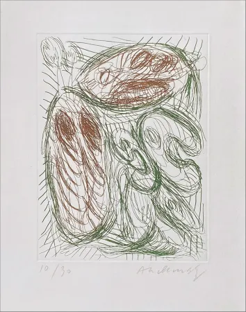 Engraving Alechinsky - Attrapes-le