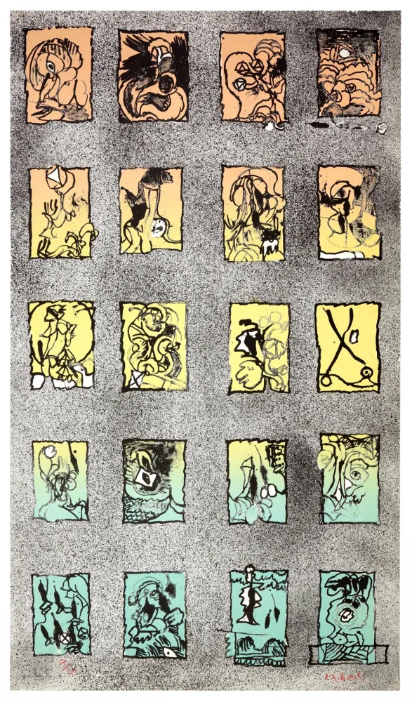 Lithograph Alechinsky - Au demeurant