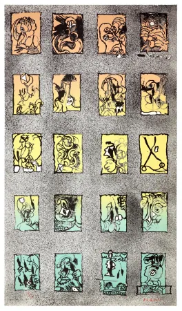 Lithograph Alechinsky - Au demeurant