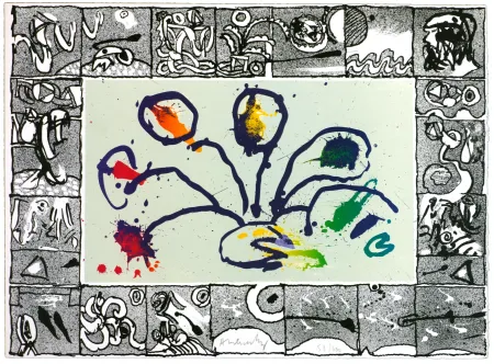 Lithograph Alechinsky - Bâbord