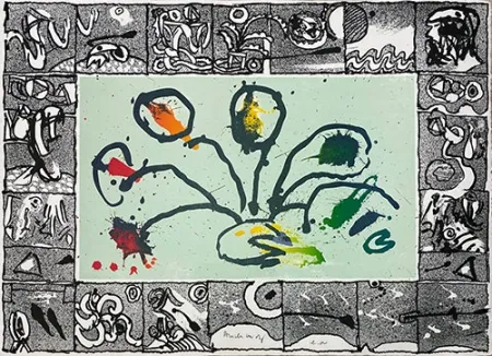 Lithograph Alechinsky - Babord