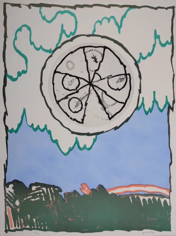 Lithograph Alechinsky - Boréalité, 1976 - Hand-signed & numbered