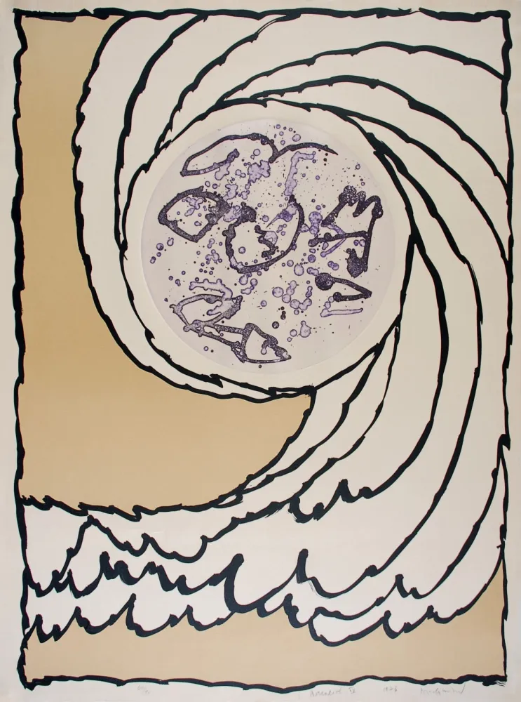 Engraving Alechinsky - Boréalité IV