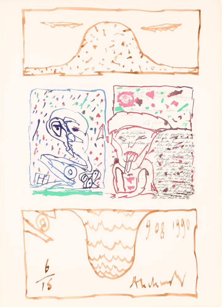 Aquatint Alechinsky - Braille