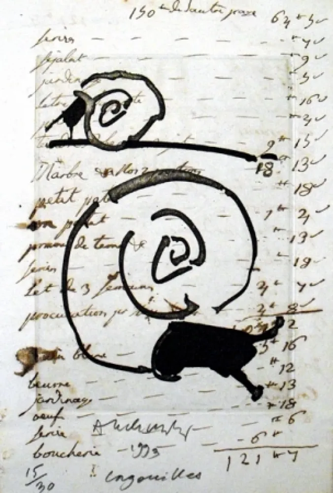 Etching Alechinsky - Cagouilles