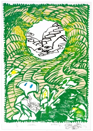 Lithograph Alechinsky - Capture