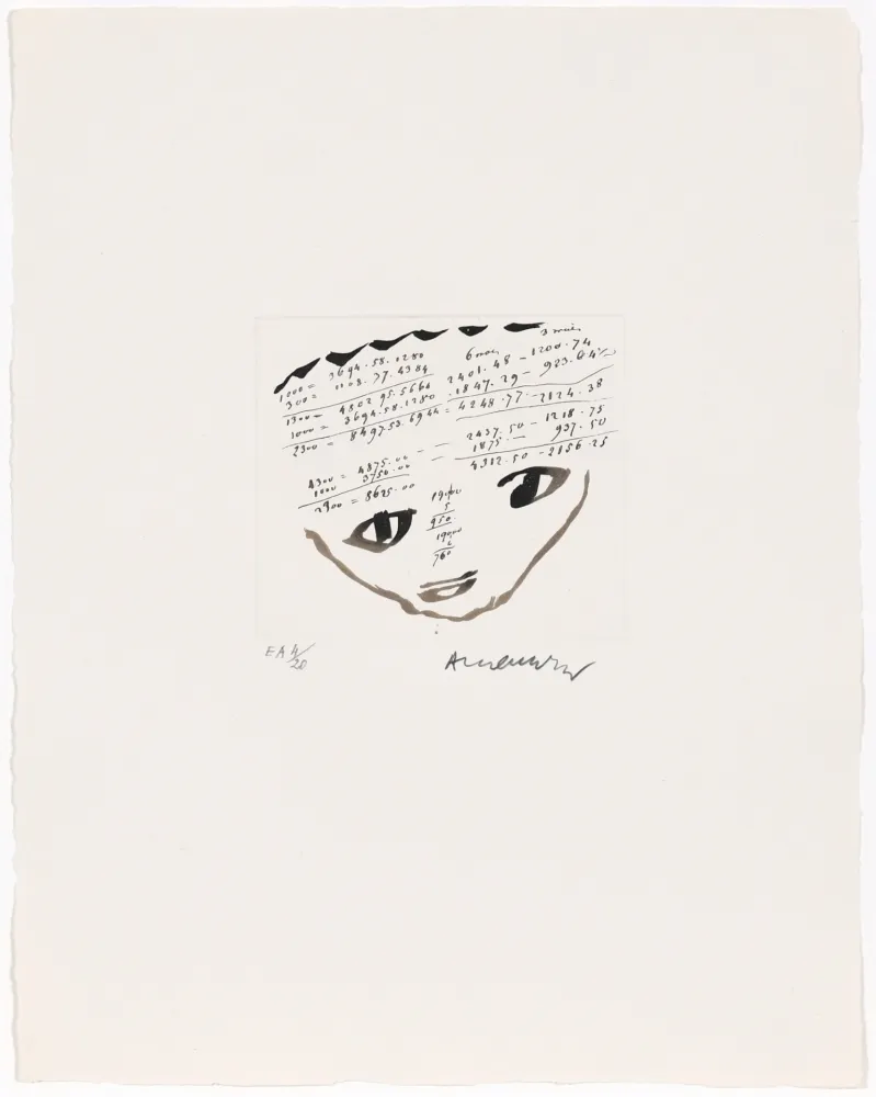 Engraving Alechinsky - Carta Canta 01