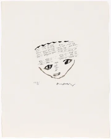 Engraving Alechinsky - Carta Canta 01