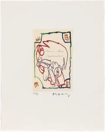 Engraving Alechinsky - Carta Canta 04