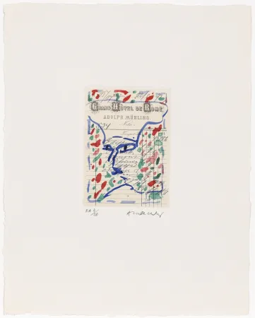 Engraving Alechinsky - Carta Canta 10