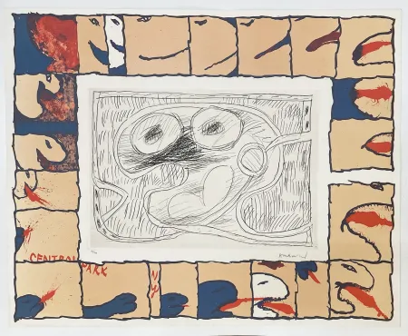 Engraving Alechinsky - Central Park