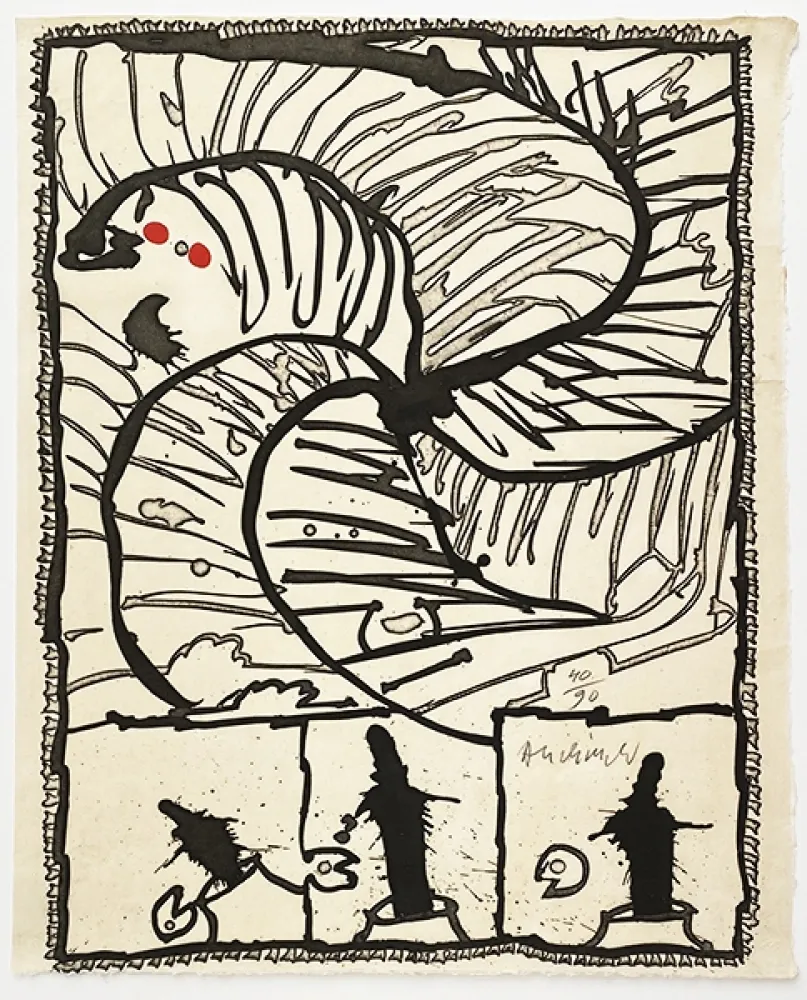 Etching Alechinsky - Centrifuge